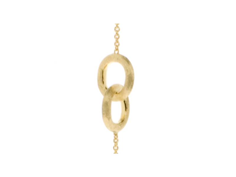 18KT YELLOW GOLD LONG NECKLACE WITH CIRCULAR ELEMENTS JAIPUR LINK MARCO BICEGO CB1338
